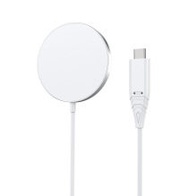 Choetech 15W Qi wireless inductive charger with MagSafe white (H046+T518-F)