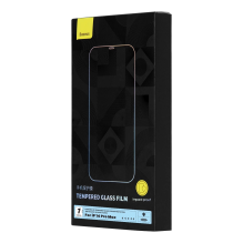 Baseus Full Screen Tempered Glass for iPhone 14 Pro Max with Speaker Cover 0.4mm + Mounting Kit