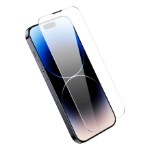 Baseus Full Screen Tempered Glass for iPhone 14 Pro Max with Speaker Cover 0.4mm + Mounting Kit