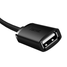 Extension cable USB 2.0 0.5m Baseus AirJoy Series - black