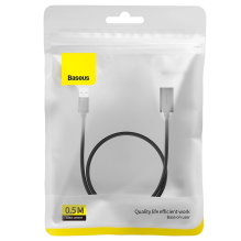 Extension cable USB 2.0 0.5m Baseus AirJoy Series - black