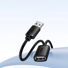 Extension cable USB 2.0 0.5m Baseus AirJoy Series - black