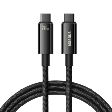 Baseus CAWJ040101 USB-C - USB-C cable 240W 480Mb / s 2m - black and gray