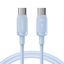 Joyroom Multi-Color Series A14 USB-C / USB-C Cable 100W 1.2 m - Blue