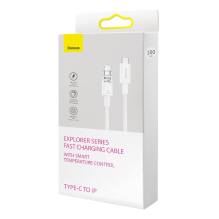 Baseus CATS010302 Lightning - USB-C cable 20W 480Mb / s 2m - white