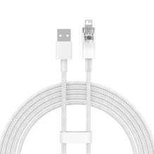 Baseus Explorer Series cable USB - Lightning 2.4A 2 m white (CATS010102)