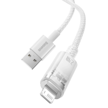 Baseus Explorer Series cable USB - Lightning 2.4A 2 m white (CATS010102)