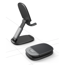 Joyroom JR-ZS371 foldable stand for phone and tablet with height adjustment - black