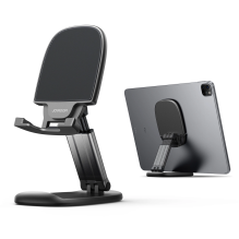 Joyroom JR-ZS371 foldable stand for phone and tablet with height adjustment - black