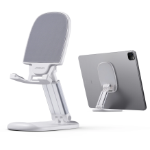 Joyroom JR-ZS371 foldable stand for phone and tablet with height adjustment - white