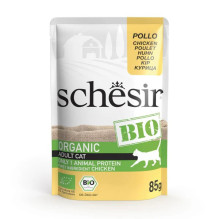 SCHESIR Bio Chicken in pate - wet cat food - 85g