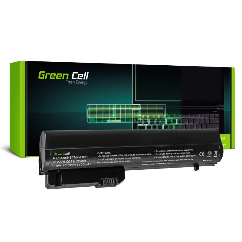 Žalias elementas HSTNN-FB21, skirtas HP EliteBook 2530p 2540p HP Compaq 2400 2510p
