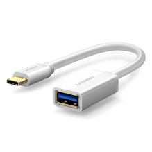 Ugreen US154 30702 USB-A 3.0 (female) / USB-C 3.0 (male) OTG adapter - white