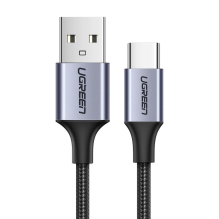 Ugreen US288 60127 USB-A / USB-C QC 3.0 3A Cable 1.5m - Gray