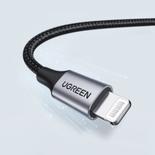 Ugreen US199 60158 USB-A / Lightning MFi cable 2m - black