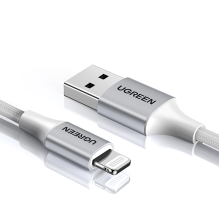 Ugreen US199 60162 USB-A / Lightning MFi Cable 1.5m - Silver