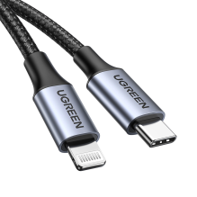 Ugreen US304 60759 Lightning - USB-C 2.0 MFi Cable 1m - Gray