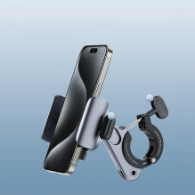 Baseus PrimeTrip magnetic phone holder for bicycle / scooter / scooter - black