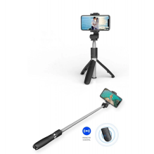 Tech-Protect L01S Bluetooth selfie stick with tripod up to 70cm - black