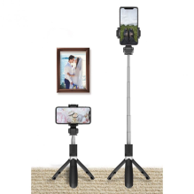 Tech-Protect L01S Bluetooth selfie stick with tripod up to 70cm - black