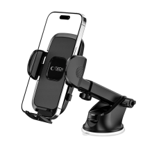 Tech-Protect V3 car phone holder for windshield / cockpit - black