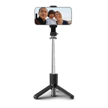 Tech-Protect L02S Bluetooth selfie stick with tripod up to 72cm - black