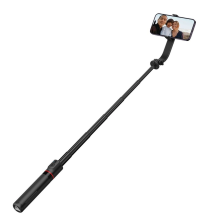 Tech-Protect L04S Bluetooth selfie stick with tripod up to 95cm and 360 head - black