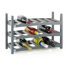 Rotho VARIO Tabletop wine rack 6 bottle(s) Grey