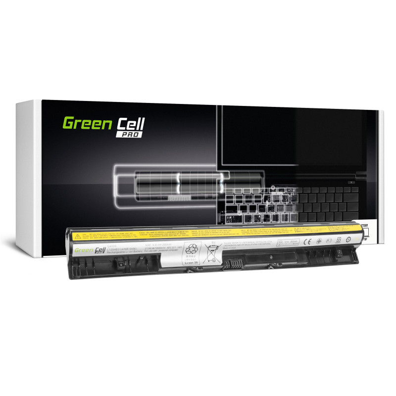 Žalia elemento baterija L12M4E01 PRO, skirta Lenovo G50 G50-30 G50-45 G50-70 G50-80 G400s G500s G505s