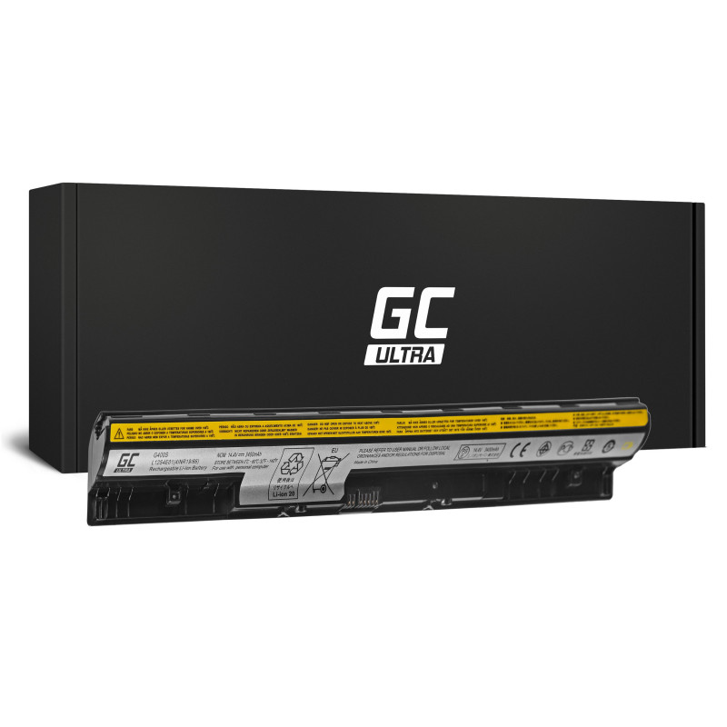 Žalia elemento baterija L12M4E01 ULTRA, skirta Lenovo G50 G50-30 G50-45 G50-70 G50-80 G400s G500s G505s