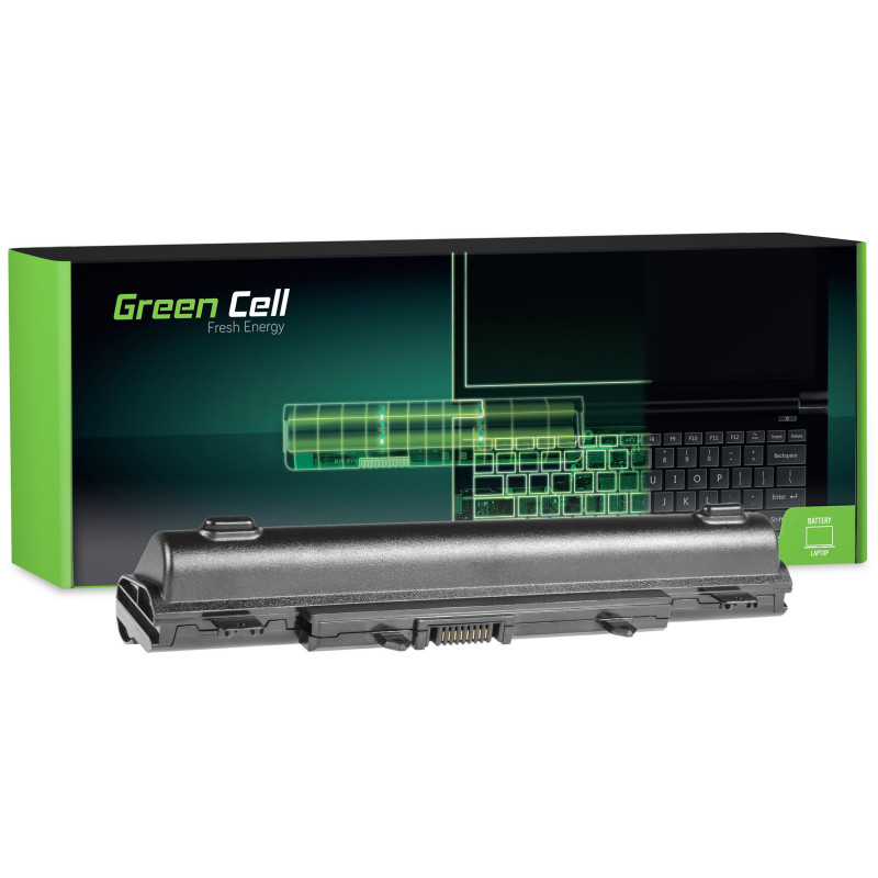 Žalios spalvos elementas, skirtas Acer Aspire E14 E15 E5-511 E5-521 E5-551 E5-571 (apačioje) / 11,1 V 4400 mAh