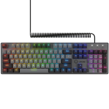 LORGAR Azar 514, Wired mechanical gaming keyboard, RGB backlight, 1680000 colour variations, 18 modes, keys number: 104,