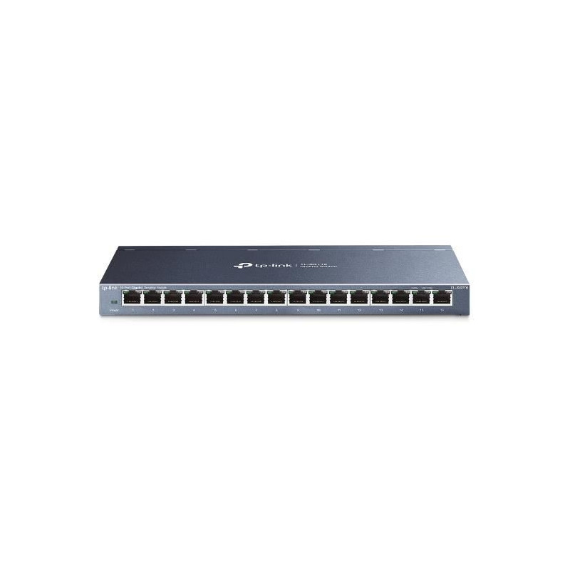 TP-Link jungiklis, , Stalinis kompiuteris / pjedestal, 16x10Base-T / 100Base-TX / 1000Base-T, TL-SG116