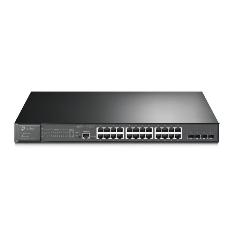 TP-Link jungiklis, , TL-SG3428MP, stovas, 4xSFP, 1x konsolė, 1, 384 vatai, TL-SG3428MP