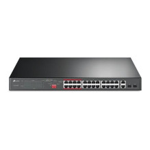 TP-Link jungiklis, , TL-SL1226P, darbalaukis / stovas, 24x10Base-T / 100Base-TX, 2x10Base-T / 100Base-TX / 1000Base-T, P