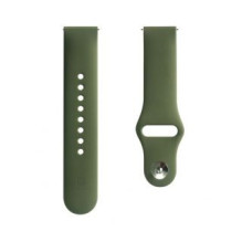 Evelatus 22mm Silicone Loop Watch Straps (S / M 110mm) Olive