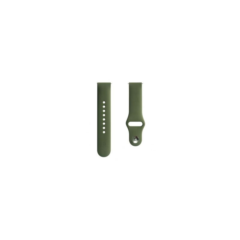 Evelatus 22mm Silicone Loop Watch Straps (S / M 110mm) Olive