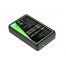 Green Cell Charger AHBBP-501, skirtas GoPro AHDBT-501, Hero 5 Hero 6 Hero 7 HD Black White Silver Edition (4,35 V 2,5 W 