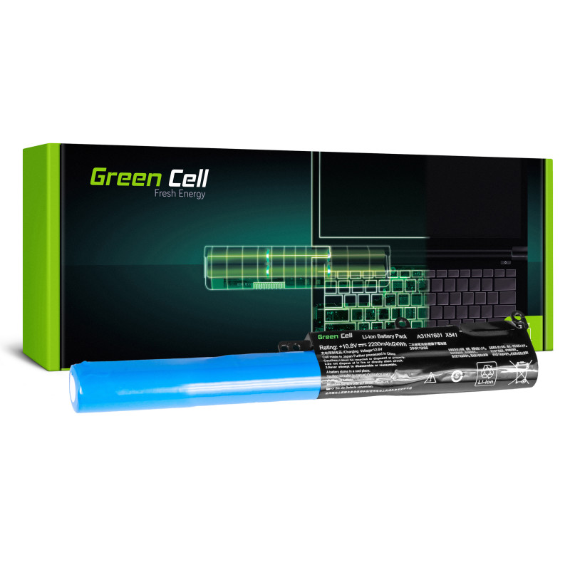Green Cell Battery A31N1601 for Asus R541N R541NA R541S R541U R541UA R541UJ Vivobook Max F541N F541U X541N X541NA X541S 