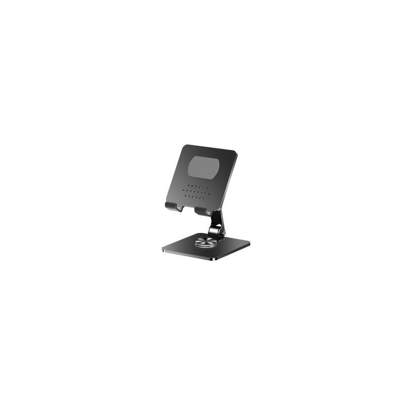 iLike STM4 Metal Tablet PC Holder Stand with Adjustable Perfect Angle&amp;360 Rotation Black Black