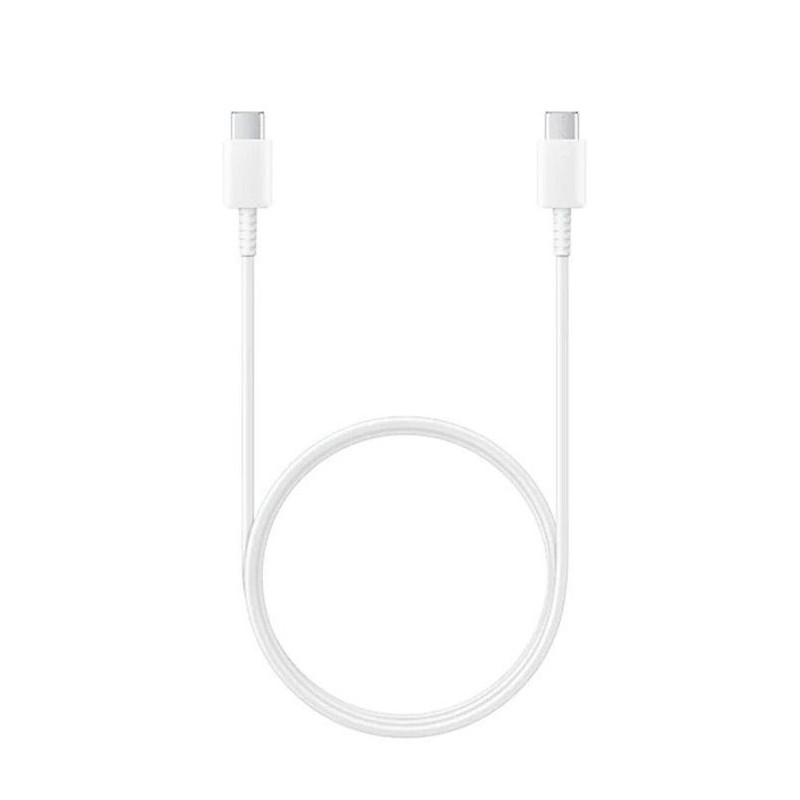 Samsung - EP-DA705BWE Samsung USB-C / USB-C Data Cable 3A 1m White (OOB Bulk)