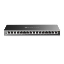 TP-Link jungiklis, , Stalinis kompiuteris / pjedestal, 16x10Base-T / 100Base-TX / 1000Base-T, TL-SG116E