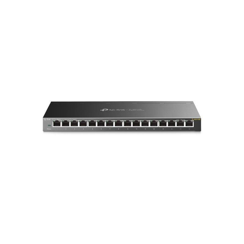 TP-Link jungiklis, , Stalinis kompiuteris / pjedestal, 16x10Base-T / 100Base-TX / 1000Base-T, TL-SG116E