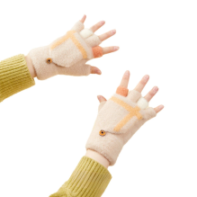 Women's / children's winter phone gloves - white