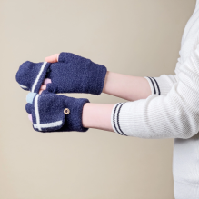 Women's / children's winter phone gloves - black