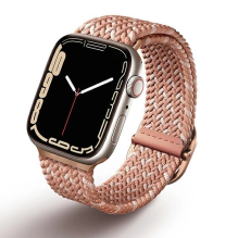 Uniq Aspen Braided strap for Apple Watch 1 / 2 / 3 / 4 / 5 / 6 / 7 / 8 / SE / SE2 40 / 38 / 41mm - pink