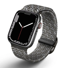 Uniq Aspen Braided Strap for Apple Watch 1 / 2 / 3 / 4 / 5 / 6 / 7 / 8 / SE / SE2 44 / 42 / 45mm - Gray