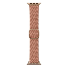 Uniq Aspen Braided strap for Apple Watch 1 / 2 / 3 / 4 / 5 / 6 / 7 / 8 / SE / SE2 44 / 42 / 45mm - pink