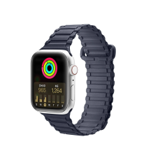 Dux Ducis dirželis (Armor Version) Apple Watch SE dirželis, 9, 8, 7, 6, 5, 4, 3, 2, 1 (41, 40, 38 mm) silikoninė magneti