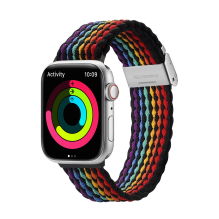 Dux Ducis Strap (Mixture II Version) Apple Watch SE strap, 9, 8, 7, 6, 5, 4, 3, 2, 1 (41, 40, 38 mm) braided band dark s